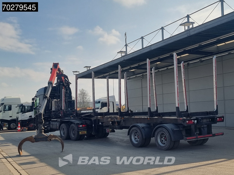 Renault K 520 6X6 6x6 Big-Axle Steelsuspension Holz Kran Palfinger Q180Z96 Optibrake+ Drumbrakes - Vilkikas: foto 5 Renault K 520 6X6 6x6 Big-Axle Steelsuspension Holz Kran Palfinger Q180Z96 Optibrake+ Drumbrakes - Vilkikas: foto 5