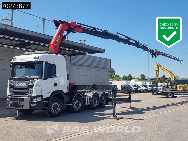 Scania G500 8X2 Retarder Liftachse Palfinger Kran PK 58.002 TEC F + JIB - Vilkikas: foto 1 Scania G500 8X2 Retarder Liftachse Palfinger Kran PK 58.002 TEC F + JIB - Vilkikas: foto 1