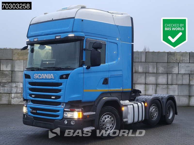 Scania R490 6X2 Retarder Lift+Lenkachse Full-Air 2xTanks Standklima Euro 6 - Vilkikas: foto 1 Scania R490 6X2 Retarder Lift+Lenkachse Full-Air 2xTanks Standklima Euro 6 - Vilkikas: foto 1