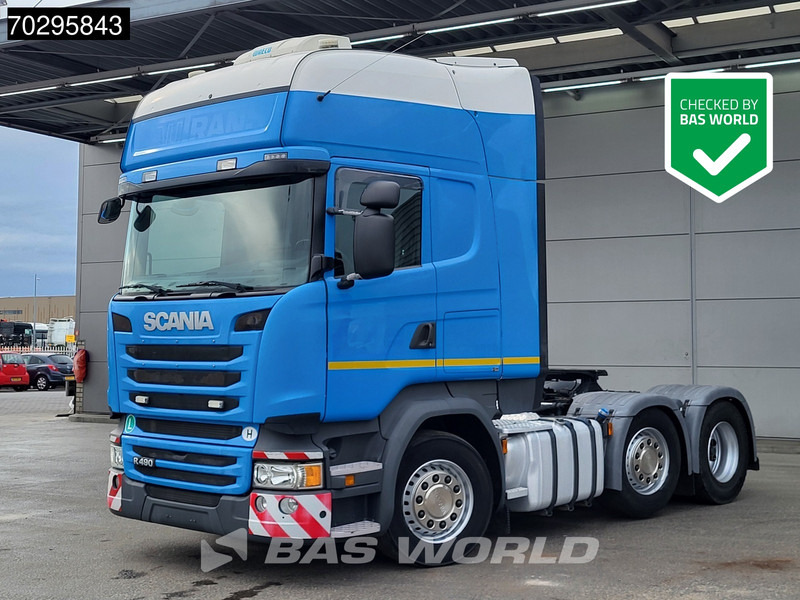 Scania R490 R 6X2 Full-Air Retarder 2x Tanks Lift+Lenkachse Standklima Euro 6 - Vilkikas: foto 1 Scania R490 R 6X2 Full-Air Retarder 2x Tanks Lift+Lenkachse Standklima Euro 6 - Vilkikas: foto 1