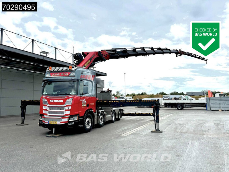 Scania R500 8X2 NL-Truck Palfinger PK165002 TEC 7 Crane Winch Fly-Jib Retarder Lift+steering - Vilkikas: foto 1 Scania R500 8X2 NL-Truck Palfinger PK165002 TEC 7 Crane Winch Fly-Jib Retarder Lift+steering - Vilkikas: foto 1