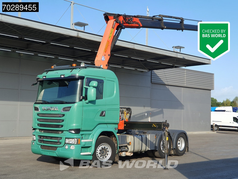 Scania R520 6X4 Palfinger PK23002 Crane Retarder Xenon Euro 6 - Vilkikas: foto 1 Scania R520 6X4 Palfinger PK23002 Crane Retarder Xenon Euro 6 - Vilkikas: foto 1
