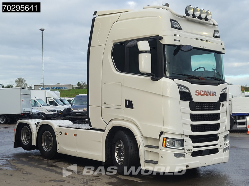 Scania S580 S 6X2 WB315! Full-Air Retarder 2xTanks Liftachse Leder StandklimaACC Navi Euro 6 - Vilkikas: foto 3 Scania S580 S 6X2 WB315! Full-Air Retarder 2xTanks Liftachse Leder StandklimaACC Navi Euro 6 - Vilkikas: foto 3