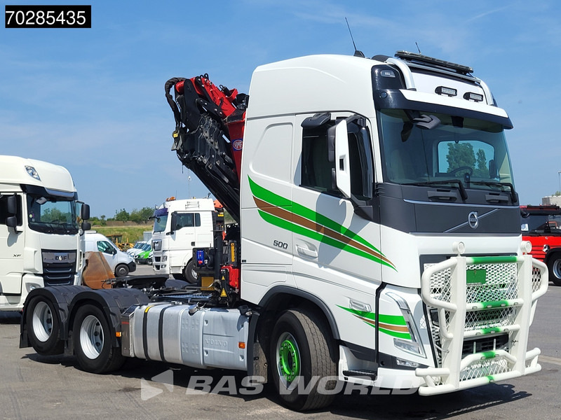Vilkikas Volvo FH 500 FH 6X4 Full-Air Liftachse HMF 2820K-RCS Crane+JIB Remote Control I-ParkCool VDS LED Kran: foto 12