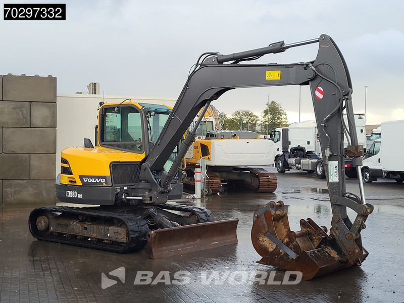 Mini ekskavatorius Volvo ECR88 D A/C - 3 Buckets: foto 7