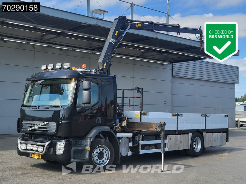 Volvo FE 240 4X2 HMF 760 K2 Kran Crane Remote control Manual Euro 5 - Platforminis/ Bortinis sunkvežimis, Sunkvežimis su kranu: foto 1 Volvo FE 240 4X2 HMF 760 K2 Kran Crane Remote control Manual Euro 5 - Platforminis/ Bortinis sunkvežimis, Sunkvežimis su kranu: foto 1
