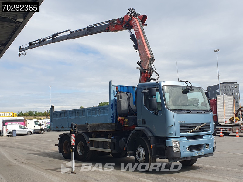 Volvo FE 280 904 6X4 Fassi F215/235AXP26 Crane 10m3 tipper Big-Axle Manual Euro 4 - Savivartis sunkvežimis, Sunkvežimis su kranu: foto 3 Volvo FE 280 904 6X4 Fassi F215/235AXP26 Crane 10m3 tipper Big-Axle Manual Euro 4 - Savivartis sunkvežimis, Sunkvežimis su kranu: foto 3