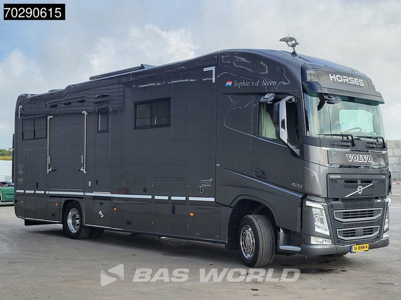 Sunkvežimis žirgams vežti Volvo FH 420 FH 4X2 NL-Truck STX Horse truck + Living 4 Horses Navi ACC Euro 6: foto 10
