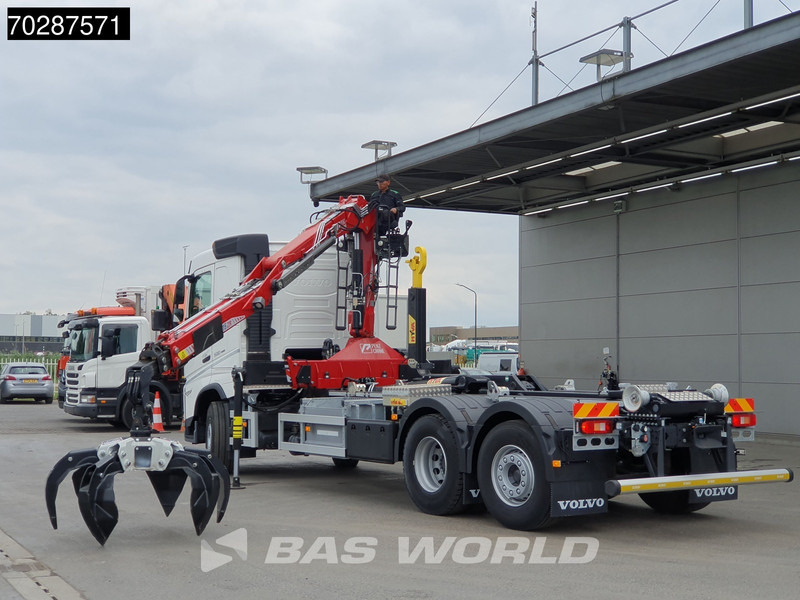 Nauja Hook-lift sunkvežimis, Sunkvežimis su kranu Volvo FH 500 6X2 Penz Crane 15Z9.50R HYVA 20-57-S Hooklift Lift+steering Automatic Euro 6: foto 8