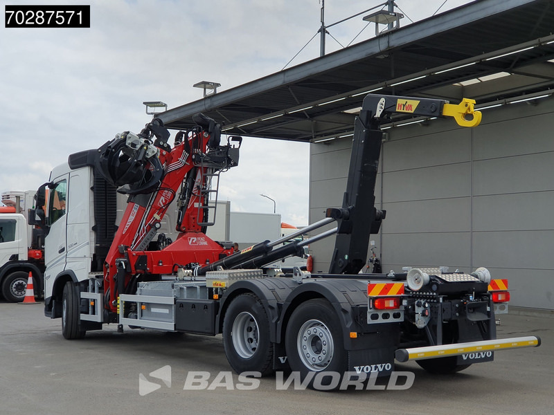 Nauja Hook-lift sunkvežimis, Sunkvežimis su kranu Volvo FH 500 6X2 Penz Crane 15Z9.50R HYVA 20-57-S Hooklift Lift+steering Automatic Euro 6: foto 13