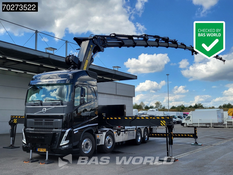 Volvo FH 500 8X2 NEW NL-Truck Palfinger PK110002 SH Crane + Fly-Jib Winch VEB+ - Platforminis/ Bortinis sunkvežimis, Sunkvežimis su kranu: foto 1 Volvo FH 500 8X2 NEW NL-Truck Palfinger PK110002 SH Crane + Fly-Jib Winch VEB+ - Platforminis/ Bortinis sunkvežimis, Sunkvežimis su kranu: foto 1