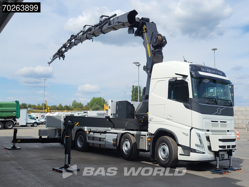 Volvo FH 500 8X2 NEW! Palfinger PK92002 SH 8+6 JIB Crane Kran 3.5t Winch Lift+Steering Axle - Platforminis/ Bortinis sunkvežimis, Sunkvežimis su kranu: foto 2 Volvo FH 500 8X2 NEW! Palfinger PK92002 SH 8+6 JIB Crane Kran 3.5t Winch Lift+Steering Axle - Platforminis/ Bortinis sunkvežimis, Sunkvežimis su kranu: foto 2