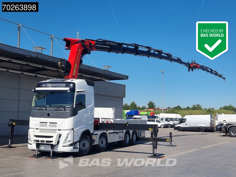 Volvo FH 500 8X2 NEW! Palfinger PK92002 SH 8+6 JIB Crane Kran Winch Lift-Lenkachse Navi - Platforminis/ Bortinis sunkvežimis, Sunkvežimis su kranu: foto 1 Volvo FH 500 8X2 NEW! Palfinger PK92002 SH 8+6 JIB Crane Kran Winch Lift-Lenkachse Navi - Platforminis/ Bortinis sunkvežimis, Sunkvežimis su kranu: foto 1