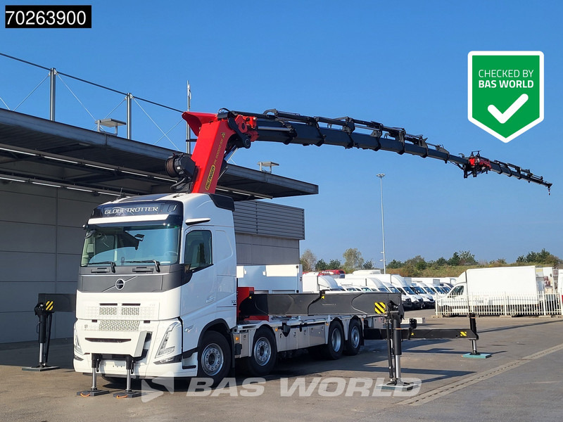 Volvo FH 500 8X2 Palfinger PK110002 SH Crane + Fly-Jib Winch VEB+ Euro 6 - Platforminis/ Bortinis sunkvežimis, Sunkvežimis su kranu: foto 1 Volvo FH 500 8X2 Palfinger PK110002 SH Crane + Fly-Jib Winch VEB+ Euro 6 - Platforminis/ Bortinis sunkvežimis, Sunkvežimis su kranu: foto 1