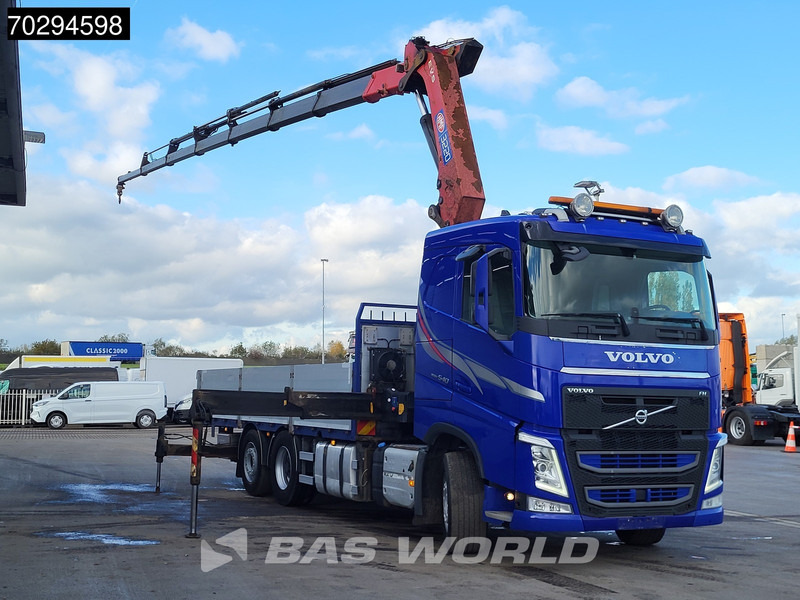 Volvo FH 540 FH 6X2 HMF 3220-K7 Crane Kran Lift-Axle Big-Axle Xenon Automatic Euro 6 - Platforminis/ Bortinis sunkvežimis, Sunkvežimis su kranu: foto 3 Volvo FH 540 FH 6X2 HMF 3220-K7 Crane Kran Lift-Axle Big-Axle Xenon Automatic Euro 6 - Platforminis/ Bortinis sunkvežimis, Sunkvežimis su kranu: foto 3