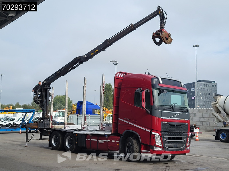 Volvo FH 540 FH 6X4 Kesla 2112ZT Crane Retarder Big-Axle I-ParkCool Xenon Euro 6 - Miškovežis, Sunkvežimis su kranu: foto 3 Volvo FH 540 FH 6X4 Kesla 2112ZT Crane Retarder Big-Axle I-ParkCool Xenon Euro 6 - Miškovežis, Sunkvežimis su kranu: foto 3