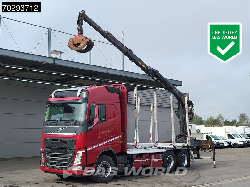 Volvo FH 540 FH 6X4 Kesla 2112ZT Crane Retarder Big-Axle I-ParkCool Xenon Euro 6 - Miškovežis, Sunkvežimis su kranu: foto 1 Volvo FH 540 FH 6X4 Kesla 2112ZT Crane Retarder Big-Axle I-ParkCool Xenon Euro 6 - Miškovežis, Sunkvežimis su kranu: foto 1