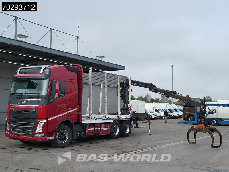 Volvo FH 540 FH 6X4 Kesla 2112ZT Crane Retarder Big-Axle I-ParkCool Xenon Euro 6 - Miškovežis, Sunkvežimis su kranu: foto 5 Volvo FH 540 FH 6X4 Kesla 2112ZT Crane Retarder Big-Axle I-ParkCool Xenon Euro 6 - Miškovežis, Sunkvežimis su kranu: foto 5