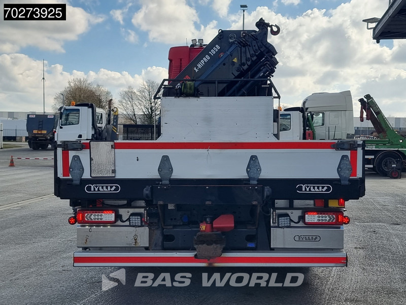 Platforminis/ Bortinis sunkvežimis, Sunkvežimis su kranu Volvo FH16 650 8X4 Hiab X-HIPRO 1058EP-6 Kran Crane ADR Lift+Lenkachse Euro 6: foto 19