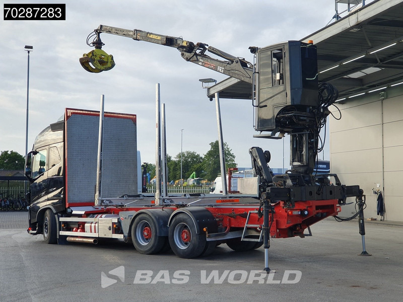 Volvo FH16 750 FH16 6X4 HIAB E96S 79 wood crane Retarder Dynamic-Steering Big-Axle Euro 6 - Miškovežis, Sunkvežimis su kranu: foto 2 Volvo FH16 750 FH16 6X4 HIAB E96S 79 wood crane Retarder Dynamic-Steering Big-Axle Euro 6 - Miškovežis, Sunkvežimis su kranu: foto 2