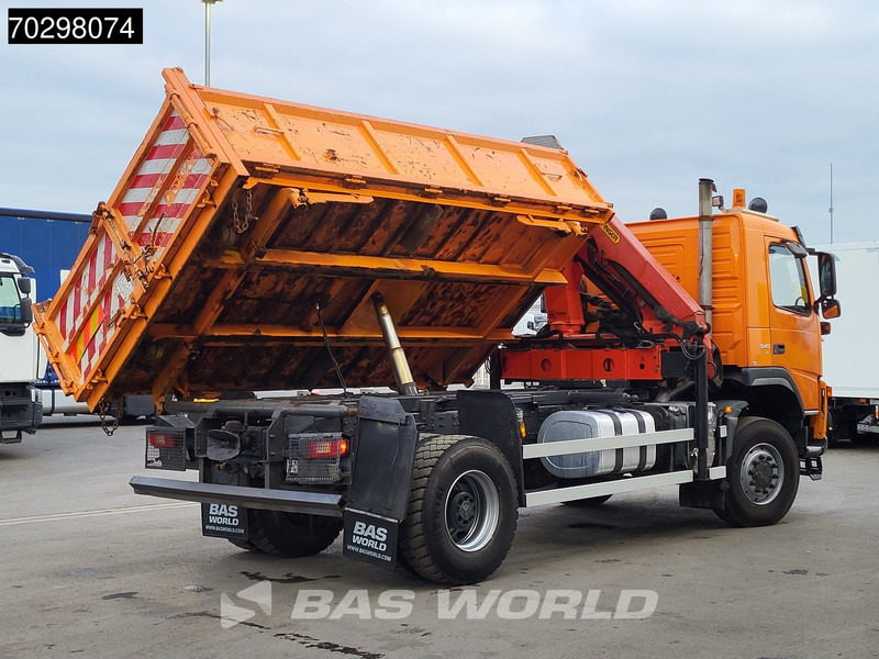 Volvo FM 340 FM 4X4 4x4 Crane Palfinger PK10501 Tipper Big-Axle Full Steel - Savivartis sunkvežimis, Sunkvežimis su kranu: foto 2 Volvo FM 340 FM 4X4 4x4 Crane Palfinger PK10501 Tipper Big-Axle Full Steel - Savivartis sunkvežimis, Sunkvežimis su kranu: foto 2