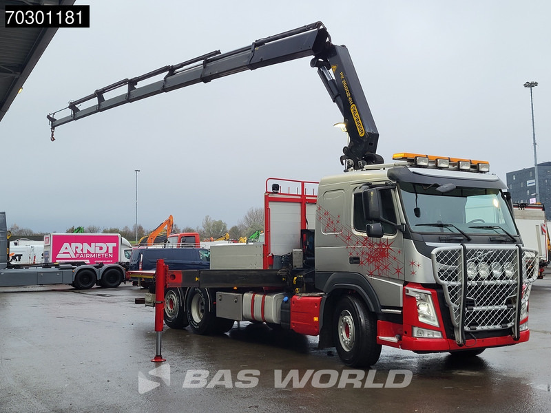 Volvo FM 410 FM 6X2 Palfinger PK 26002-EH E Kran Crane Lift +steering axle Automatic Euro 6 - Platforminis/ Bortinis sunkvežimis, Sunkvežimis su kranu: foto 3 Volvo FM 410 FM 6X2 Palfinger PK 26002-EH E Kran Crane Lift +steering axle Automatic Euro 6 - Platforminis/ Bortinis sunkvežimis, Sunkvežimis su kranu: foto 3