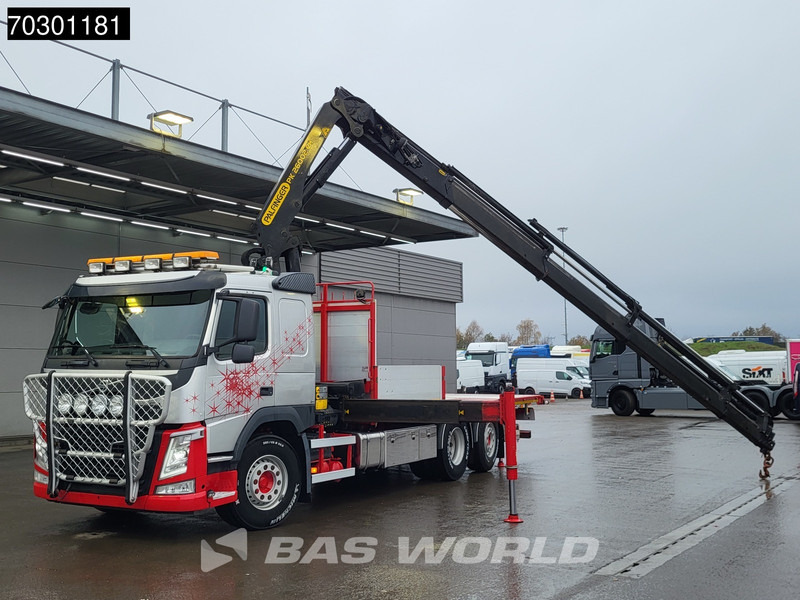 Volvo FM 410 FM 6X2 Palfinger PK 26002-EH E Kran Crane Lift +steering axle Automatic Euro 6 - Platforminis/ Bortinis sunkvežimis, Sunkvežimis su kranu: foto 5 Volvo FM 410 FM 6X2 Palfinger PK 26002-EH E Kran Crane Lift +steering axle Automatic Euro 6 - Platforminis/ Bortinis sunkvežimis, Sunkvežimis su kranu: foto 5