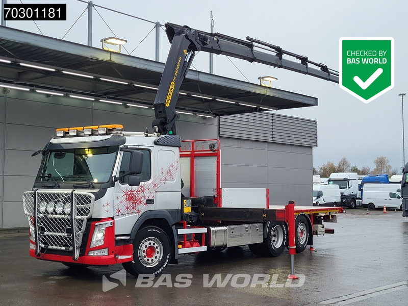 Volvo FM 410 FM 6X2 Palfinger PK 26002-EH E Kran Crane Lift +steering axle Automatic Euro 6 - Platforminis/ Bortinis sunkvežimis, Sunkvežimis su kranu: foto 1 Volvo FM 410 FM 6X2 Palfinger PK 26002-EH E Kran Crane Lift +steering axle Automatic Euro 6 - Platforminis/ Bortinis sunkvežimis, Sunkvežimis su kranu: foto 1