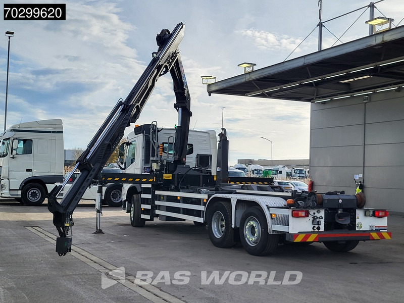Volvo FM 430 FM 6X2 HMF 2320K-RCS Kran Crane + VDL S-21-6200 Lift + Steering Axle - Hook-lift sunkvežimis, Sunkvežimis su kranu: foto 5 Volvo FM 430 FM 6X2 HMF 2320K-RCS Kran Crane + VDL S-21-6200 Lift + Steering Axle - Hook-lift sunkvežimis, Sunkvežimis su kranu: foto 5