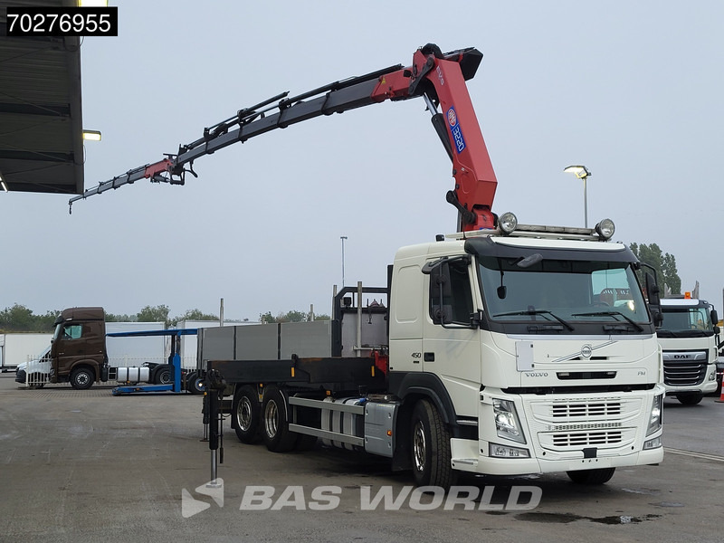 Volvo FM 450 6X2 HMF3220 K5 + Jib K5 Crane Kran Lift-Steering Axle VEB+ Automatic - Platforminis/ Bortinis sunkvežimis, Sunkvežimis su kranu: foto 3 Volvo FM 450 6X2 HMF3220 K5 + Jib K5 Crane Kran Lift-Steering Axle VEB+ Automatic - Platforminis/ Bortinis sunkvežimis, Sunkvežimis su kranu: foto 3
