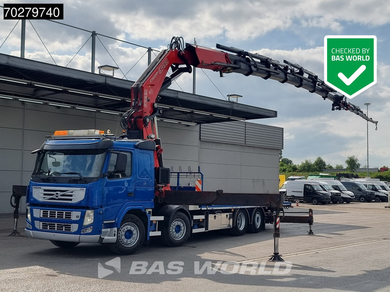 Volvo FM 450 8X2 FASSI 100 Ton/Meter Crane Kran 7 + 6 Jib Lift+steering Axle Euro 5 - Platforminis/ Bortinis sunkvežimis, Sunkvežimis su kranu: foto 1 Volvo FM 450 8X2 FASSI 100 Ton/Meter Crane Kran 7 + 6 Jib Lift+steering Axle Euro 5 - Platforminis/ Bortinis sunkvežimis, Sunkvežimis su kranu: foto 1