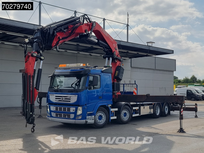 Volvo FM 450 8X2 FASSI 100 Ton/Meter Crane Kran 7 + 6 Jib Lift+steering Axle Euro 5 - Platforminis/ Bortinis sunkvežimis, Sunkvežimis su kranu: foto 5 Volvo FM 450 8X2 FASSI 100 Ton/Meter Crane Kran 7 + 6 Jib Lift+steering Axle Euro 5 - Platforminis/ Bortinis sunkvežimis, Sunkvežimis su kranu: foto 5