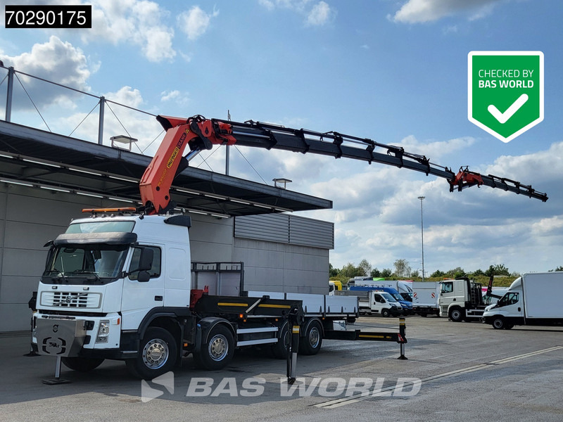 Volvo FM 480 8X2 Palfinger PK85002 Crane+Jib Lifting-Axle Big-Axle Automatic Euro 4 - Platforminis/ Bortinis sunkvežimis, Sunkvežimis su kranu: foto 1 Volvo FM 480 8X2 Palfinger PK85002 Crane+Jib Lifting-Axle Big-Axle Automatic Euro 4 - Platforminis/ Bortinis sunkvežimis, Sunkvežimis su kranu: foto 1