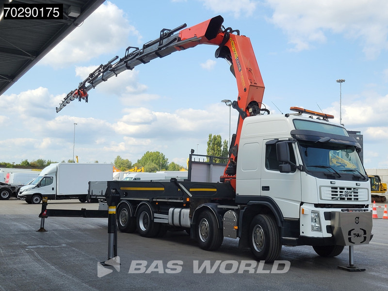 Volvo FM 480 8X2 Palfinger PK85002 Crane+Jib Lifting-Axle Big-Axle Automatic Euro 4 - Platforminis/ Bortinis sunkvežimis, Sunkvežimis su kranu: foto 3 Volvo FM 480 8X2 Palfinger PK85002 Crane+Jib Lifting-Axle Big-Axle Automatic Euro 4 - Platforminis/ Bortinis sunkvežimis, Sunkvežimis su kranu: foto 3