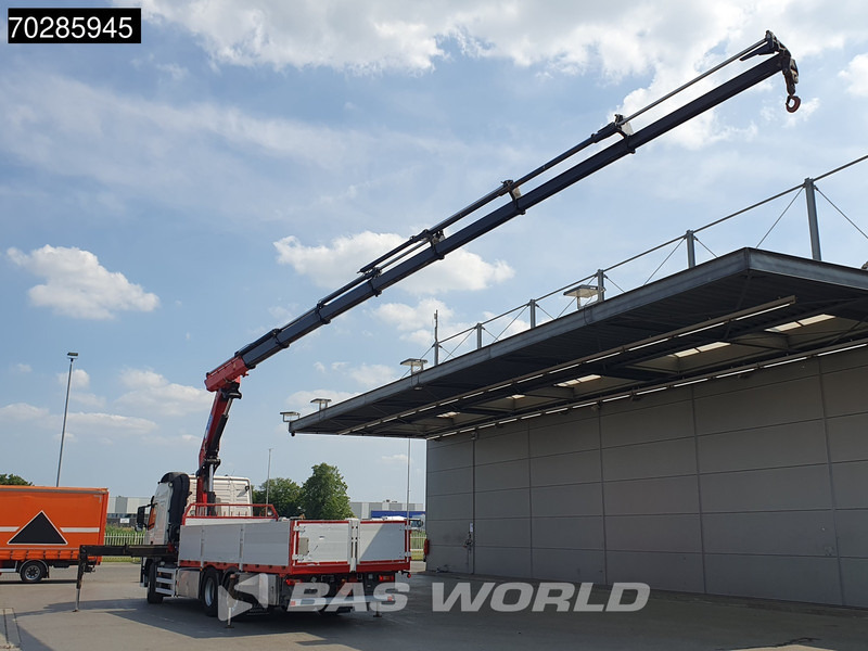 Volvo FM 500 6X2 HMF 3220-K7 Crane Kran Lift-Steering Axle Euro 6 - Platforminis/ Bortinis sunkvežimis, Sunkvežimis su kranu: foto 2 Volvo FM 500 6X2 HMF 3220-K7 Crane Kran Lift-Steering Axle Euro 6 - Platforminis/ Bortinis sunkvežimis, Sunkvežimis su kranu: foto 2