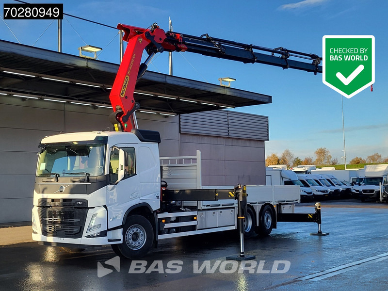 Volvo FM 500 6X2 NEW! Palfinger PK41002 EH-E Kran Crane Lift-steering Axle Euro 6 - Platforminis/ Bortinis sunkvežimis, Sunkvežimis su kranu: foto 1 Volvo FM 500 6X2 NEW! Palfinger PK41002 EH-E Kran Crane Lift-steering Axle Euro 6 - Platforminis/ Bortinis sunkvežimis, Sunkvežimis su kranu: foto 1