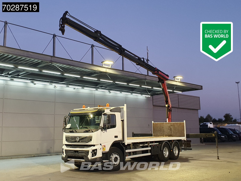 Volvo FMX 370 6X4 Palfinger PK18002 EH Crane Kran Automatic Euro 5 - Platforminis/ Bortinis sunkvežimis, Sunkvežimis su kranu: foto 1 Volvo FMX 370 6X4 Palfinger PK18002 EH Crane Kran Automatic Euro 5 - Platforminis/ Bortinis sunkvežimis, Sunkvežimis su kranu: foto 1