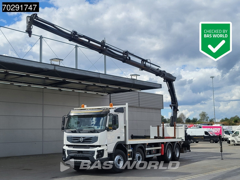 Volvo FMX 370 8X4 HIAB 211EP-5 HIDUO Crane Automatic Euro 5 - Platforminis/ Bortinis sunkvežimis, Sunkvežimis su kranu: foto 1 Volvo FMX 370 8X4 HIAB 211EP-5 HIDUO Crane Automatic Euro 5 - Platforminis/ Bortinis sunkvežimis, Sunkvežimis su kranu: foto 1