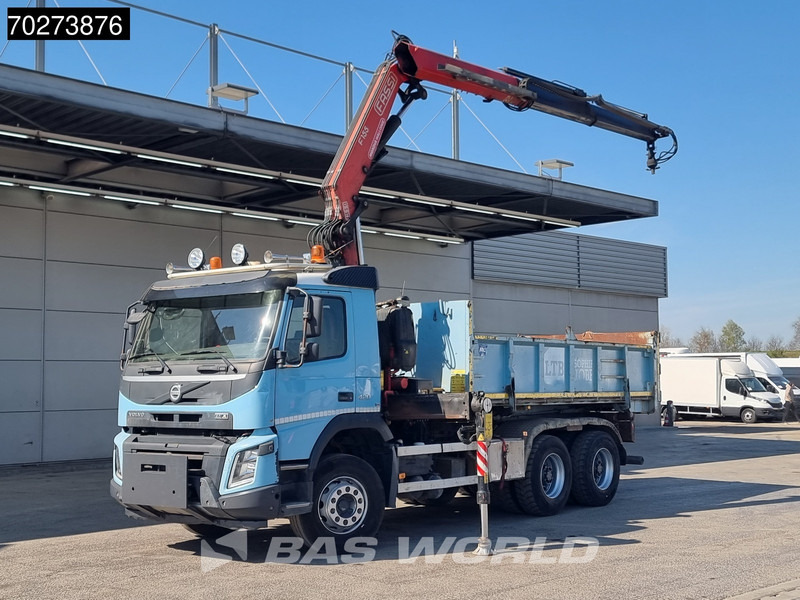 Volvo FMX 420 6X4 Fassi F155A.2.22 Crane 9m3 Big-Axle Automatic Euro 5 - Savivartis sunkvežimis, Sunkvežimis su kranu: foto 1 Volvo FMX 420 6X4 Fassi F155A.2.22 Crane 9m3 Big-Axle Automatic Euro 5 - Savivartis sunkvežimis, Sunkvežimis su kranu: foto 1