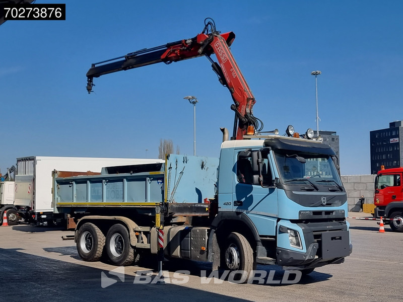 Volvo FMX 420 6X4 Fassi F155A.2.22 Crane 9m3 Big-Axle Automatic Euro 5 - Savivartis sunkvežimis, Sunkvežimis su kranu: foto 2 Volvo FMX 420 6X4 Fassi F155A.2.22 Crane 9m3 Big-Axle Automatic Euro 5 - Savivartis sunkvežimis, Sunkvežimis su kranu: foto 2