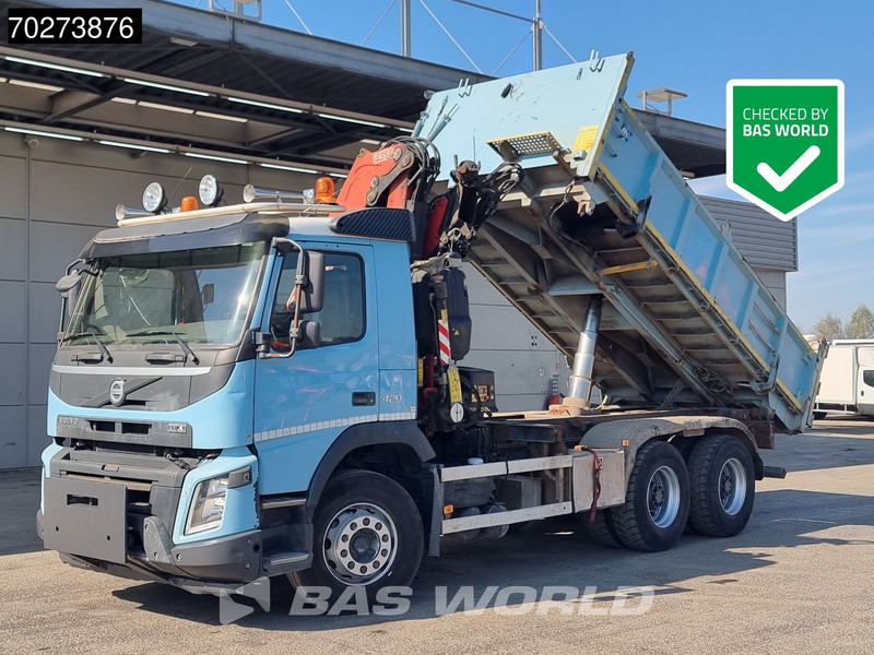 Volvo FMX 420 6X4 Fassi F155A.2.22 Crane 9m3 Big-Axle Automatic Euro 5 - Savivartis sunkvežimis, Sunkvežimis su kranu: foto 5 Volvo FMX 420 6X4 Fassi F155A.2.22 Crane 9m3 Big-Axle Automatic Euro 5 - Savivartis sunkvežimis, Sunkvežimis su kranu: foto 5