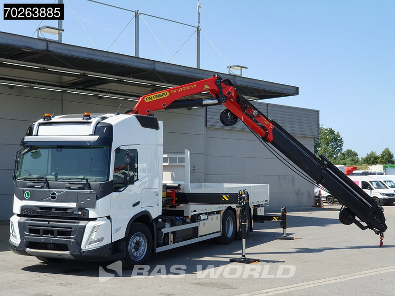 Nauja Platforminis/ Bortinis sunkvežimis, Sunkvežimis su kranu Volvo FMX 460 6X2 Palfinger PK33002 Crane 8 Extensions Lift+Lenkachse ADR VEB+ Euro 6: foto 6