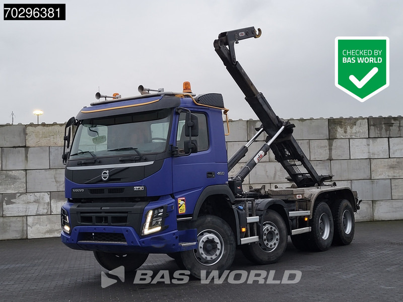 Volvo FMX 460 8X4 Hyva 26-55 SK containersystem Automatic Steelsuspension Big-Axle - Hook-lift sunkvežimis: foto 1 Volvo FMX 460 8X4 Hyva 26-55 SK containersystem Automatic Steelsuspension Big-Axle - Hook-lift sunkvežimis: foto 1