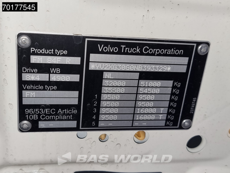 Nauja Savivartis sunkvežimis Volvo FMX 500 8X4 NEW Mining dump truck 25m3 45T payload VEB+ Eur5: foto 19