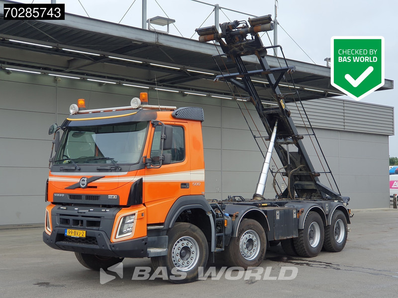 Volvo FMX 500 FMX 8X4 NL-Truck 28tons SAWO 3-Side cable lift Steelsuspension Retarder Automatic Euro 6 - Sunkvežimis - kabelių sistema: foto 1 Volvo FMX 500 FMX 8X4 NL-Truck 28tons SAWO 3-Side cable lift Steelsuspension Retarder Automatic Euro 6 - Sunkvežimis - kabelių sistema: foto 1
