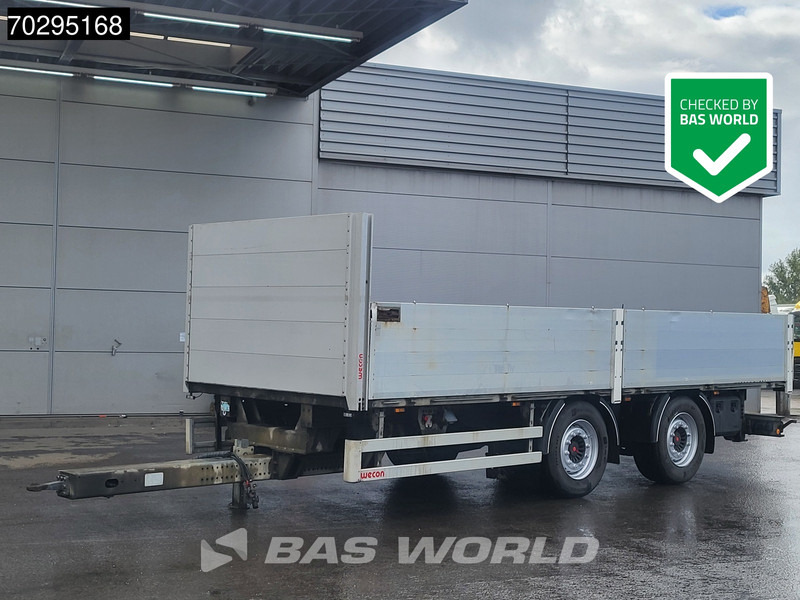 Wecon PC 2 axles Lift-Axle Kooi aap - Platforminė/ Bortinė priekaba: foto 1 Wecon PC 2 axles Lift-Axle Kooi aap - Platforminė/ Bortinė priekaba: foto 1
