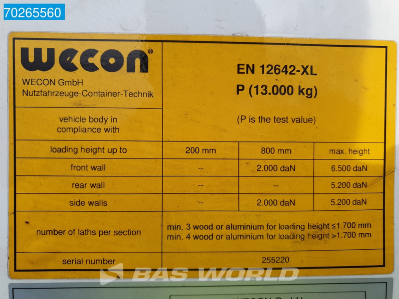 Tentinis kėbulas Wecon WPR 715 SG Durchladesysteem: foto 11