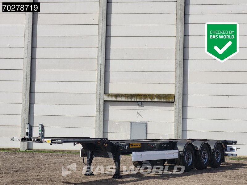 Konteineris-vežimus/ Sukeisti kūną puspriekabė Wielton NS-3 TÜV 02-2026: foto 1