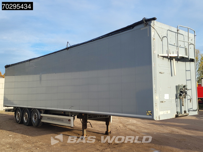 Kraker CF-Z 3 axles Liftachse 10mm 92m3 - Su slankiojanciomis grindimis puspriekabė: foto 3 Kraker CF-Z 3 axles Liftachse 10mm 92m3 - Su slankiojanciomis grindimis puspriekabė: foto 3