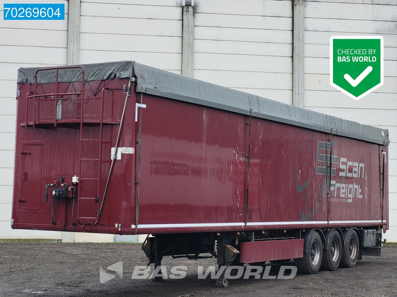 Kraker CF200 3 axles NL-Trailer Liftachse 81m3 10mm - Su slankiojanciomis grindimis puspriekabė: foto 1 Kraker CF200 3 axles NL-Trailer Liftachse 81m3 10mm - Su slankiojanciomis grindimis puspriekabė: foto 1